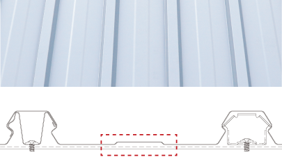 屋根材のの歪み・たわみを防止