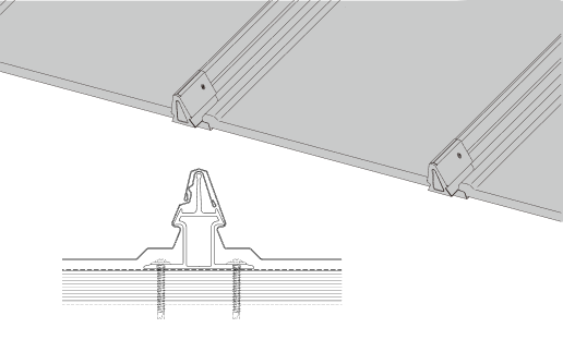 富士ライン55｜ゲリラ豪雨対応の緩勾配縦葺き