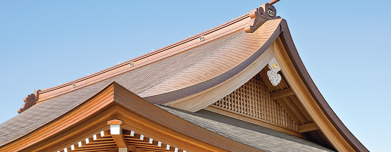 カナメ一文字葺き