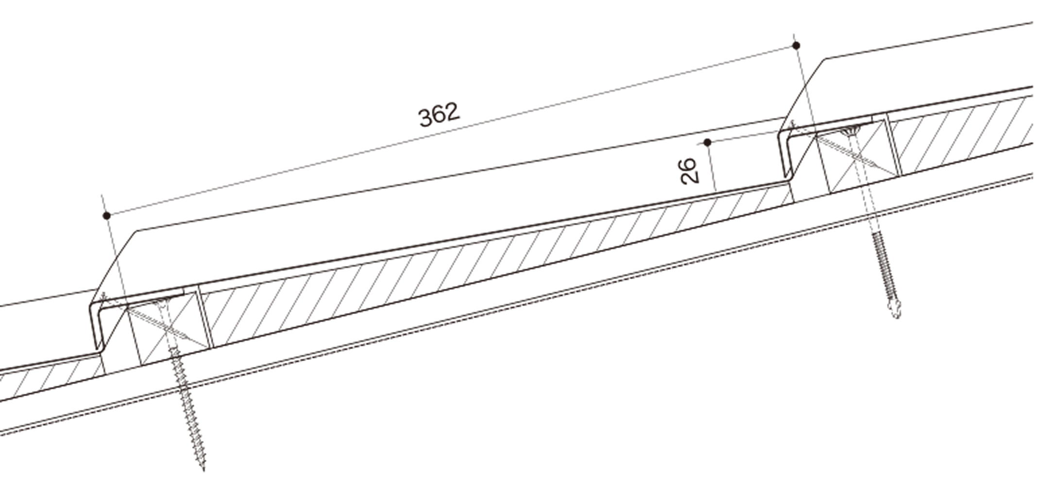 緩勾配25/100も難なくこなす本格派金属瓦。