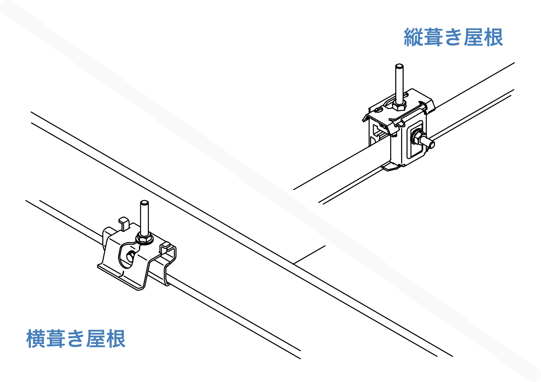 緩勾配25/100も難なくこなす本格派金属瓦。