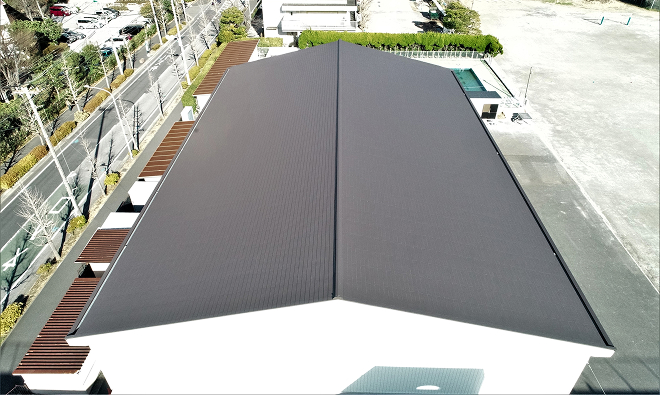 I小学校屋内運動場【横葺き】タイマルーフM型