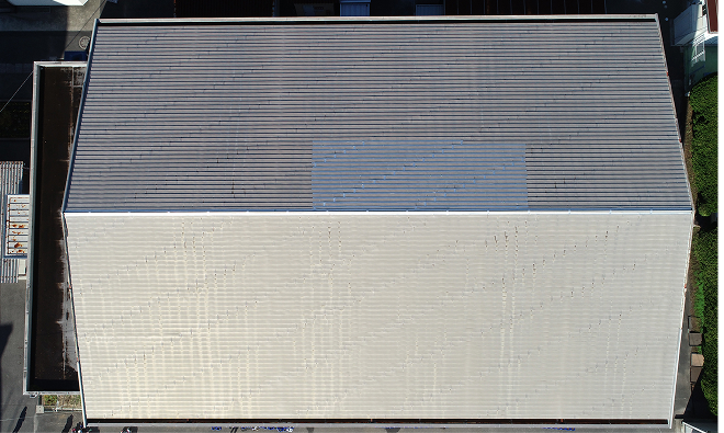 I小学校屋内運動場【横葺き】タイマルーフM型