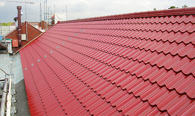 B大学キャンパス【金属瓦】カナメルーフ