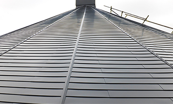 I温泉施設【横葺き】タイマルーフM型