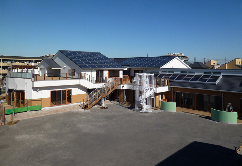 小平市立鈴木保育園  【太陽光発電】カナメソーラールーフ