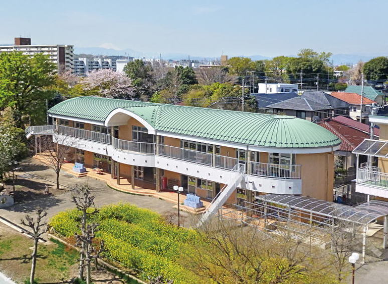 府中白糸台幼稚園  【縦葺き】フリーハットⅡ型