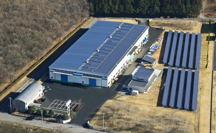 カナメ那須工場  【太陽光発電】産業用太陽光発電設置