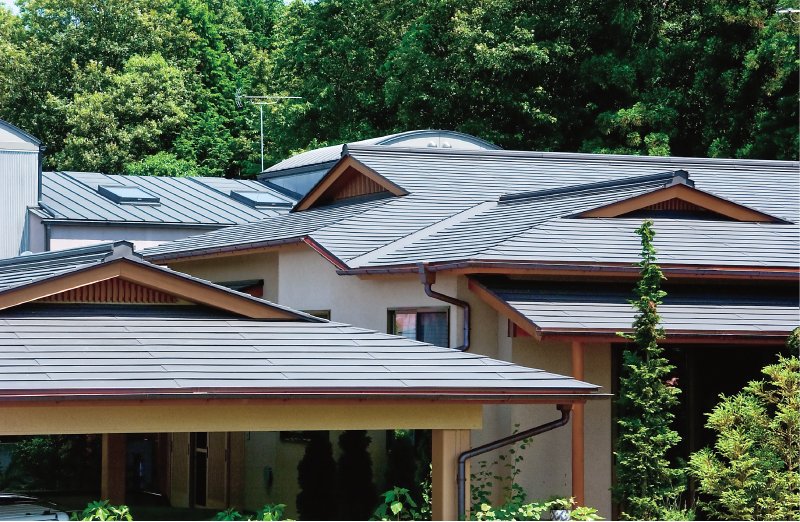Ａ邸  【横葺き】タイマルーフＭ型  （スーパーノイズカット）
