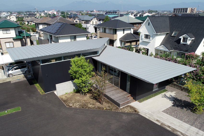 美容室ヒトノビ【縦葺き】富士ライン55