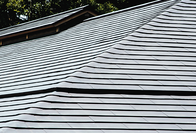M邸  【横葺き】カナメ一文字葺き
