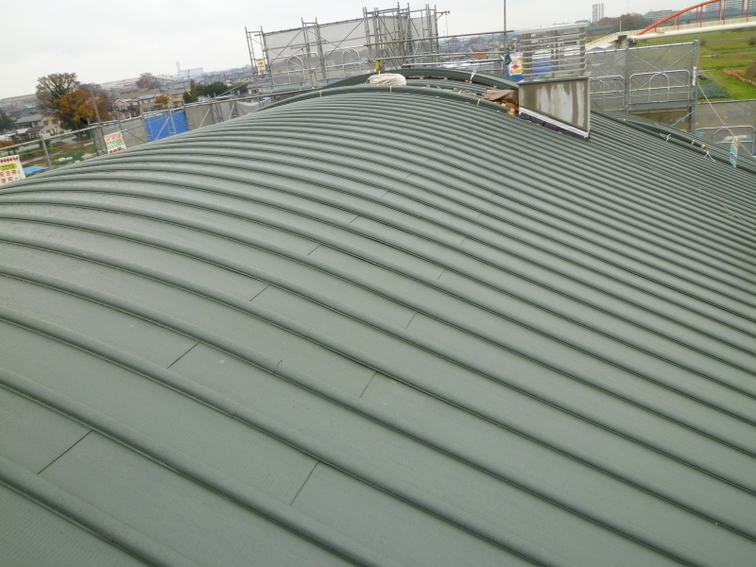 大相模調節池排水機場  【縦葺き】フリーハットⅡ型