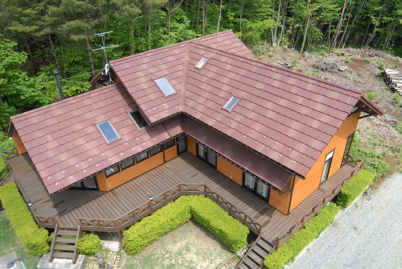 某別荘  【金属瓦】洋瓦王