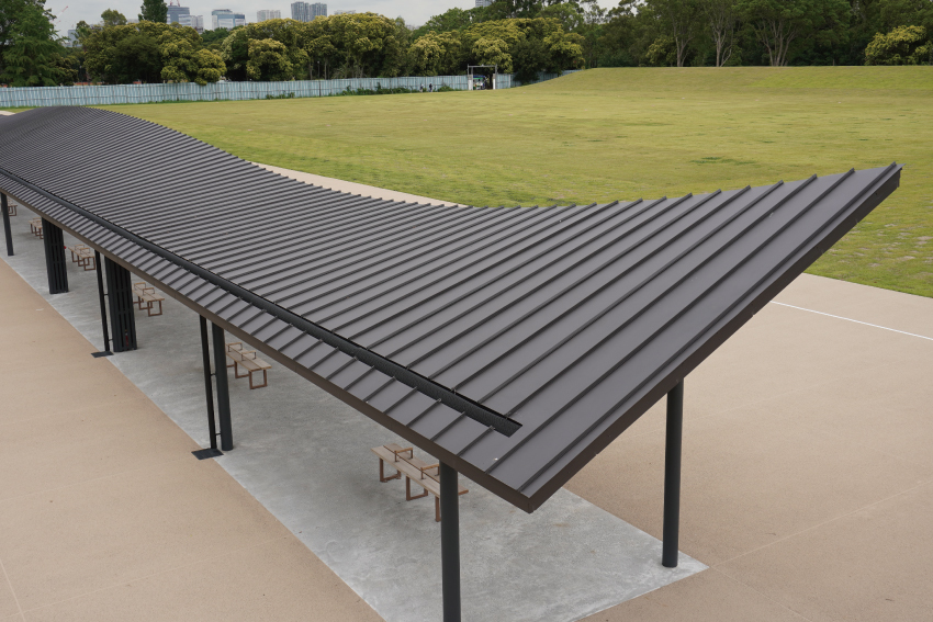 夢の島公園アーチェリー場【縦葺き】スタンディングロック
