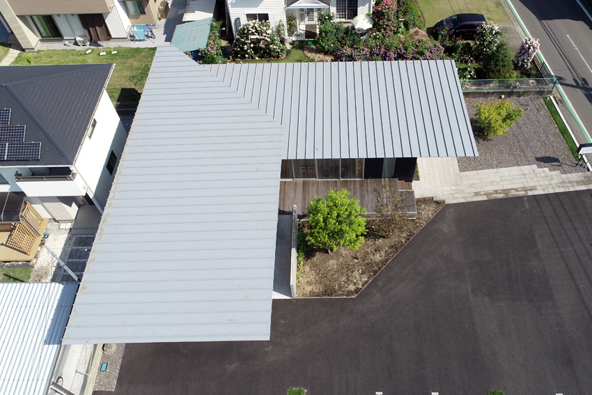 美容室ヒトノビ【縦葺き】富士ライン55