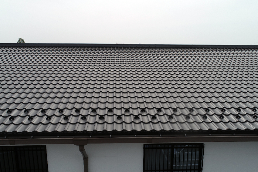 結城市立公民館【金属瓦】カナメルーフ