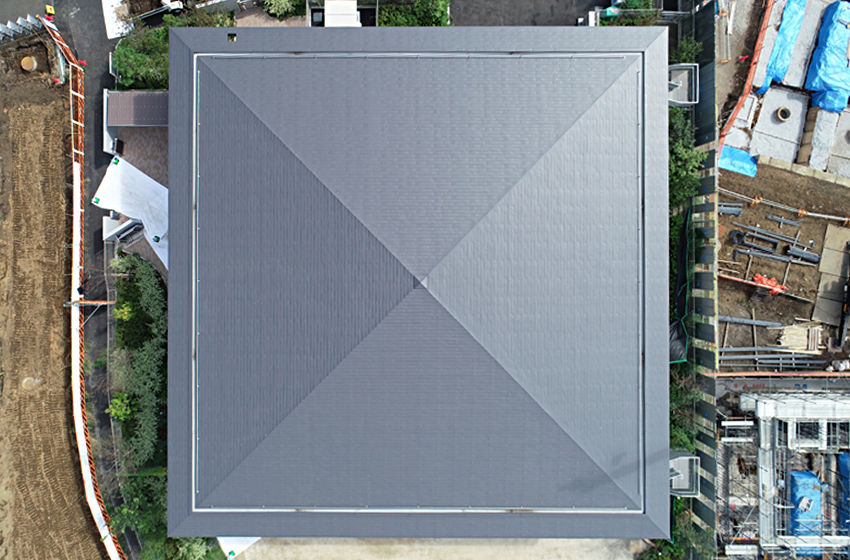 大蔵ふたば保育園【横葺き】タイマルーフＭ型