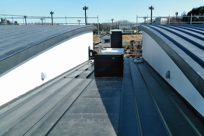 本庄市内 某社員寮【縦葺き】富士ライン55