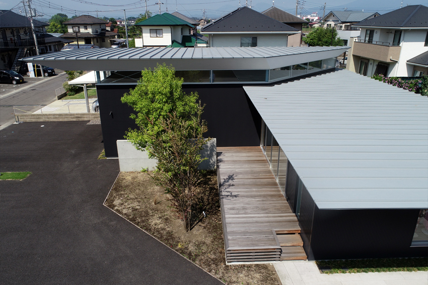 美容室ヒトノビ【縦葺き】富士ライン55